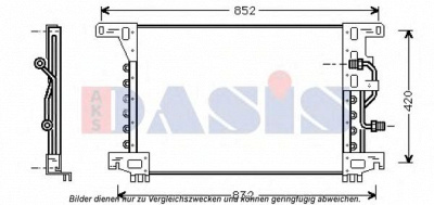 AKS DASIS 132450n -  Конденсатор, кондиционер